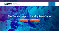 Desktop Screenshot of licensingexpo.com